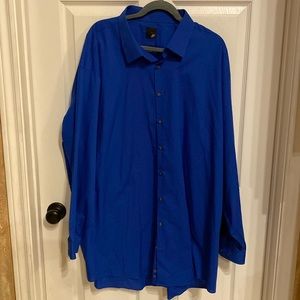 J.Ferrar men’s long sleeve dress shirt size 20. 36-37